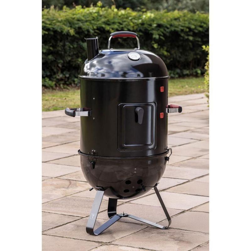 THINK TANK BLACK SMOKER［3LP] Churrasqueira A Carvão Tramontina Smoker TCP-450 3 Em 1